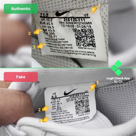 how do i know if nike shoes are fake|how to check if nikes are genuine.